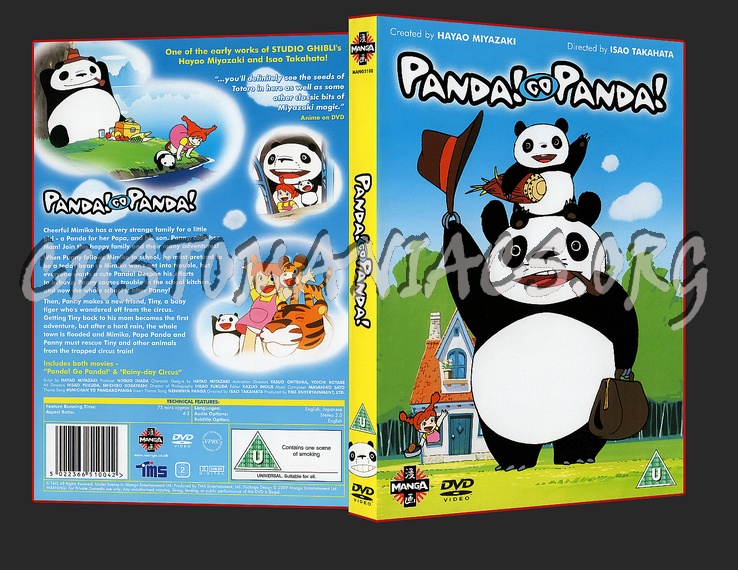 Panda! Go Panda! dvd cover