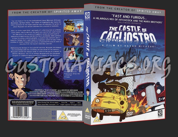 The Castle of Cagliostro dvd cover