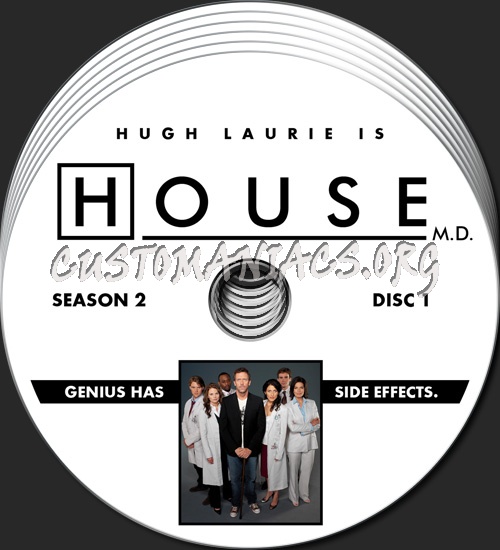 House M.D. - Season 2 dvd label