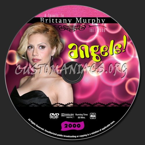 Brittany Murphy - Angels! dvd label