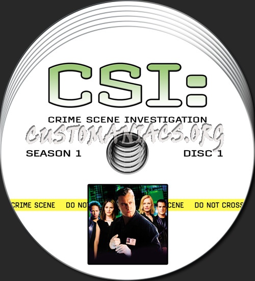 CSI - Las Vegas - Season 1 dvd label