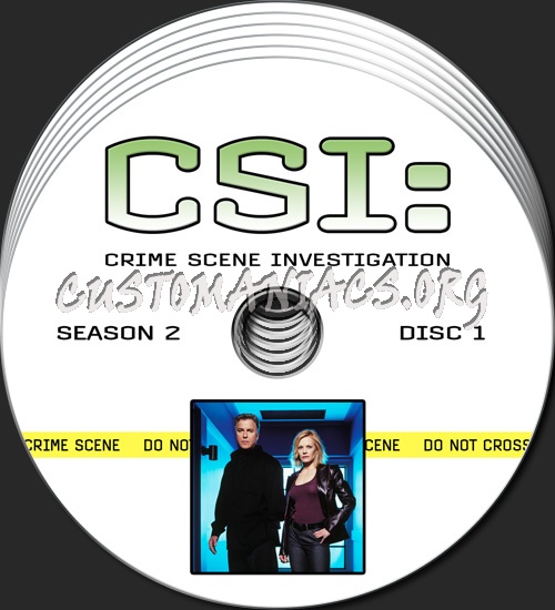 CSI - Las Vegas - Season 2 dvd label