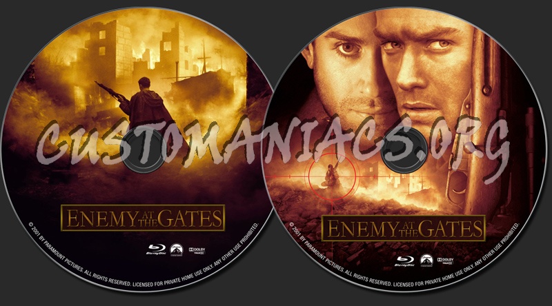 Enemy at the Gates blu-ray label