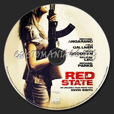 Red State dvd label