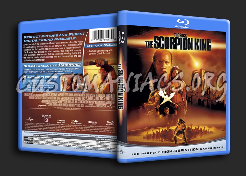 The Scorpion King blu-ray cover