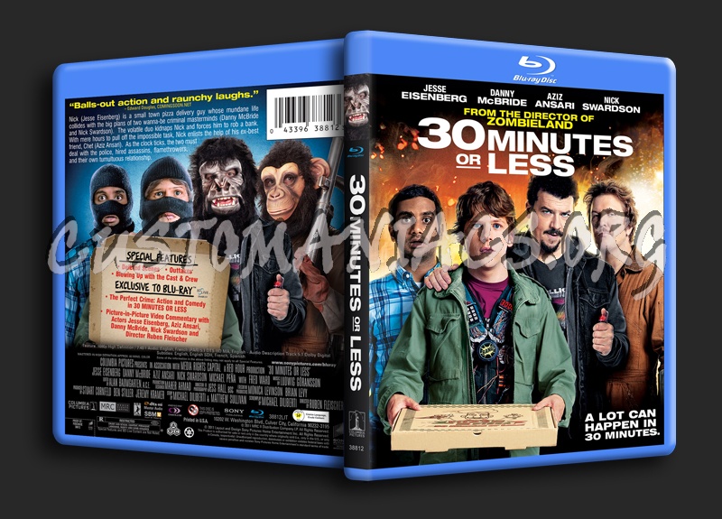 30 Minutes or Less blu-ray cover