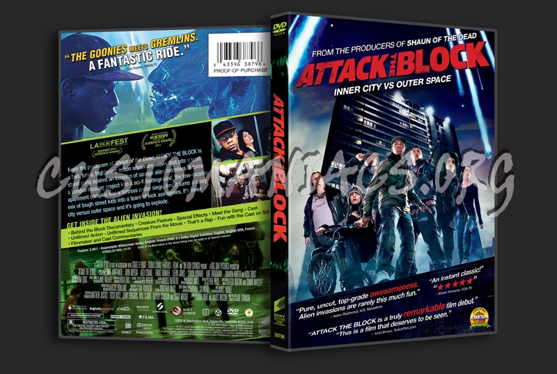 Attack the Block dvd cover