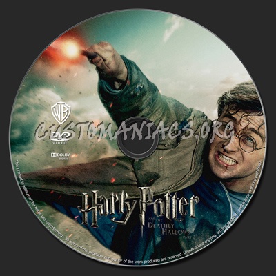 Harry Potter and the Deathly Hallows Part 2 dvd label