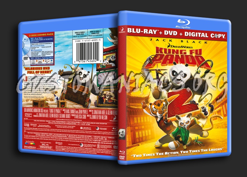 Kung Fu Panda 2 blu-ray cover