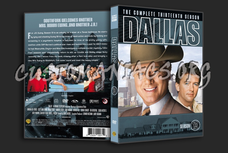 Dallas Season 13 dvd cover