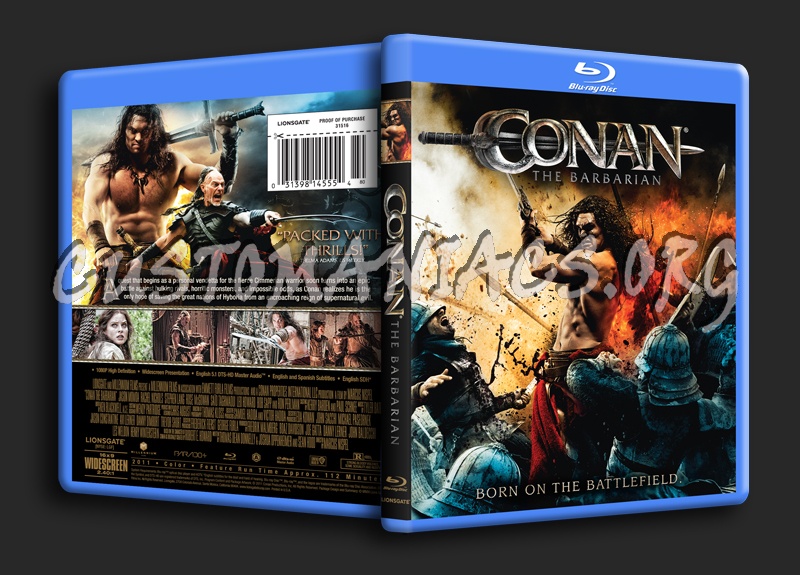 Conan the Barbarian blu-ray cover