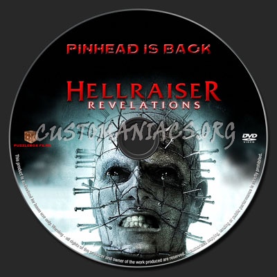 Hellraiser Revelations dvd label