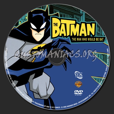 Batman: The Man Who Would Be Bat dvd label
