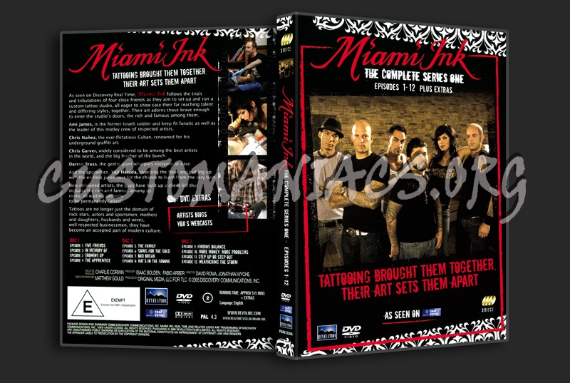 Miami Ink Series 1 Part 1 dvd cover