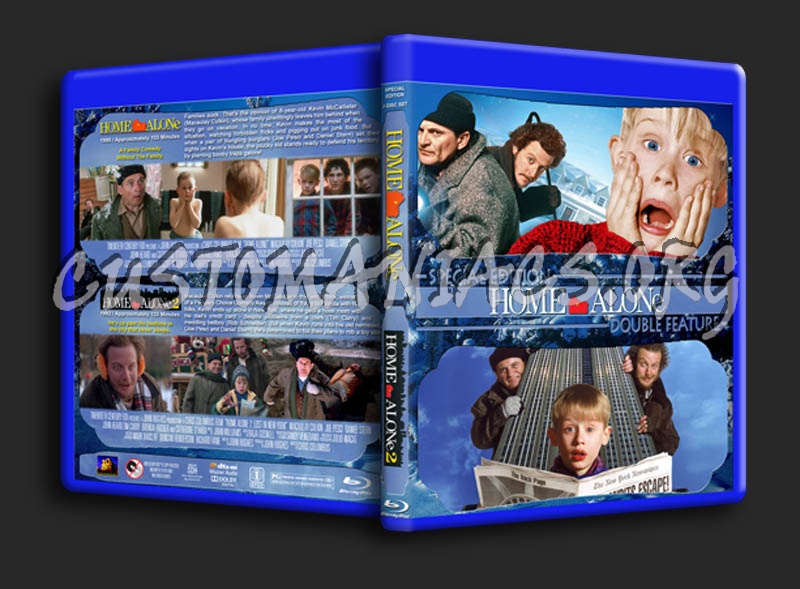 Home Alone 1 & 2 blu-ray cover