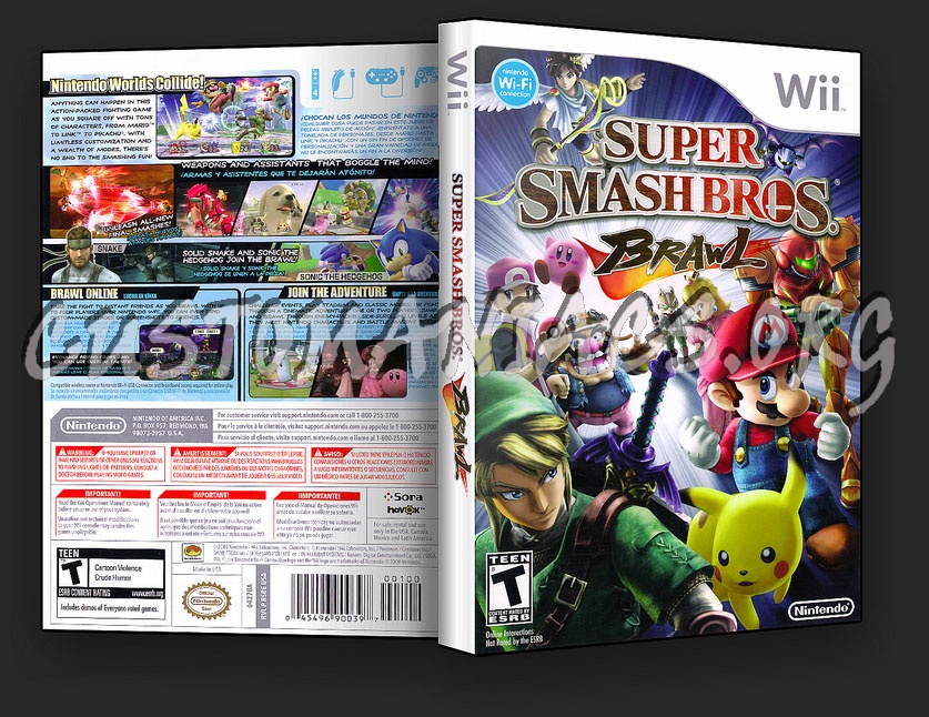 Super Smash Bros. Brawl dvd cover