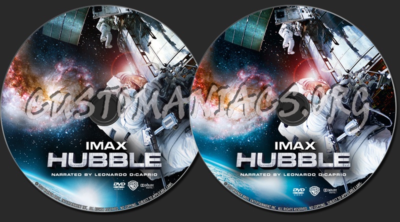 IMAX Hubble dvd label