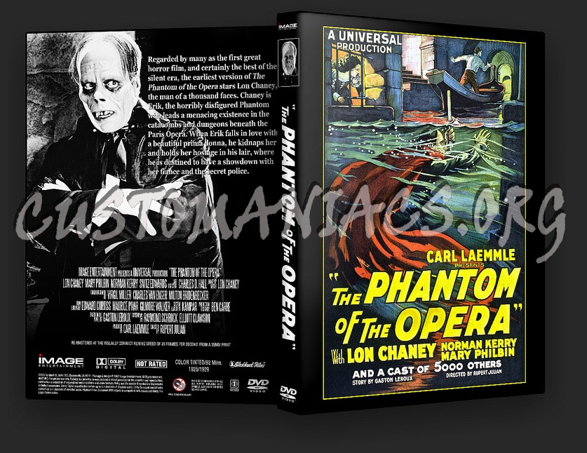 The Phantom of the Opera (1925) dvd cover