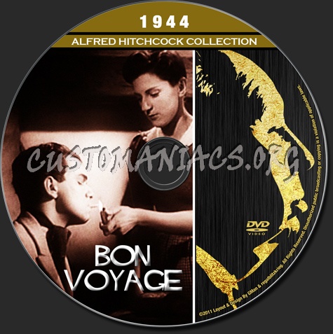 Alfred Hitchcock Collection - Bon Voyage dvd label