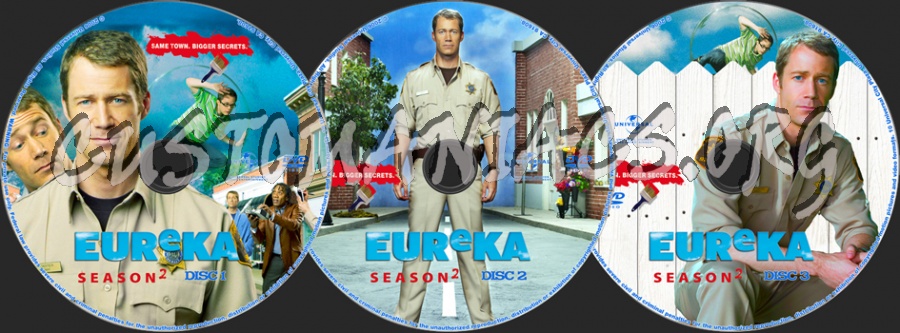 Eureka Season 2 dvd label