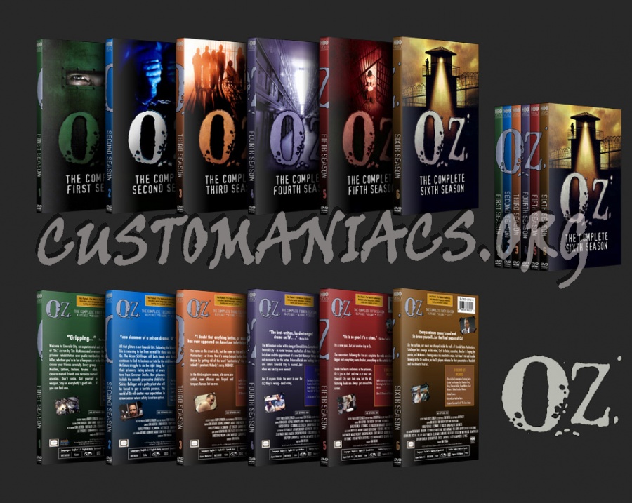 OZ Season 1-6 dvd cover