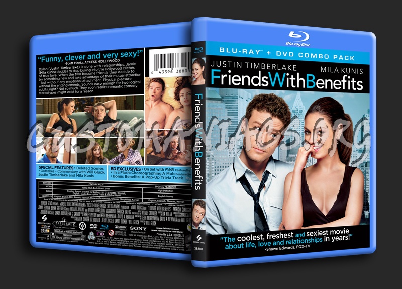 Friends With Benefits blu-ray cover