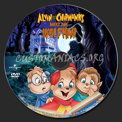 Alvin and The Chipmunks Meet The Wolfman dvd label