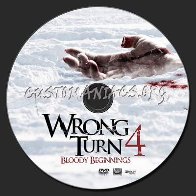 Wrong Turn 4: Bloody Beginnings dvd label