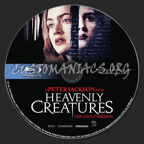 Heavenly Creatures blu-ray label