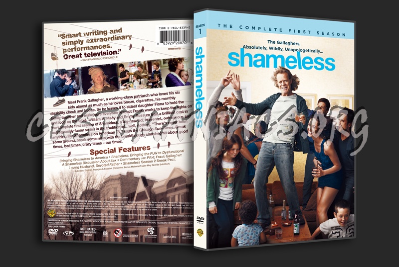 Shameless Season 1 dvd cover