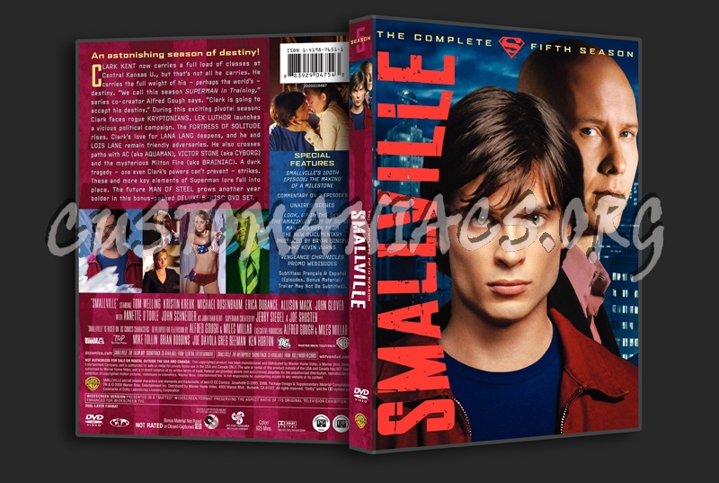 Smallville Season 5 dvd cover