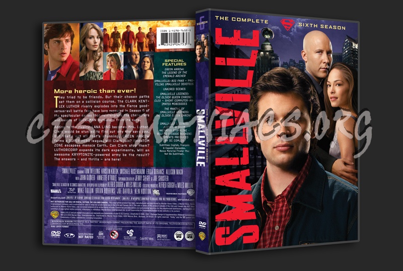 Smallville Season 6 dvd cover