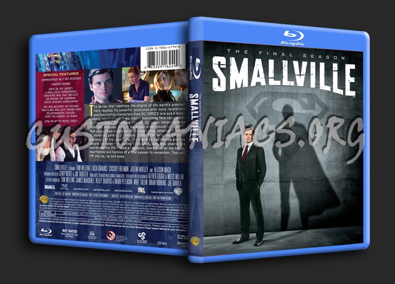 Smallville Season 10 blu-ray cover