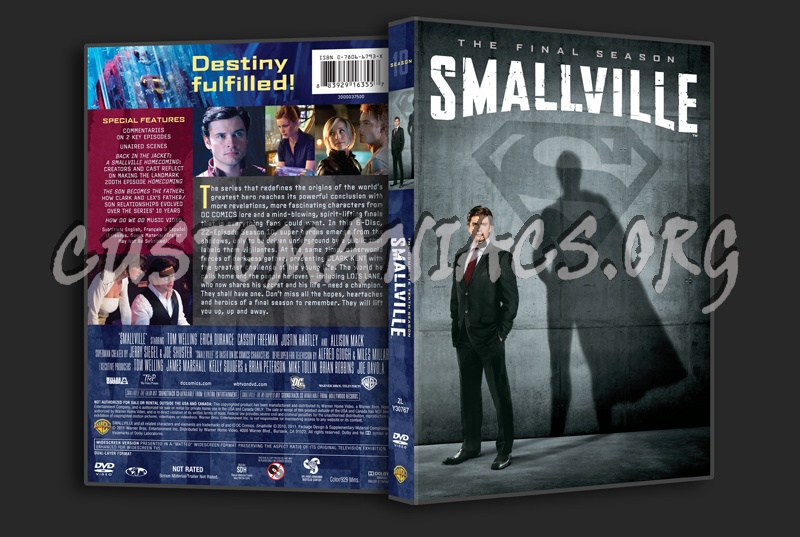 Smallville Season 10 dvd cover