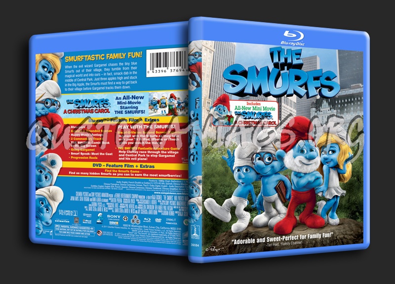 The Smurfs blu-ray cover