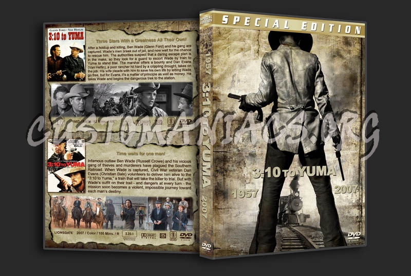 3:10 to Yuma Double Feature dvd cover