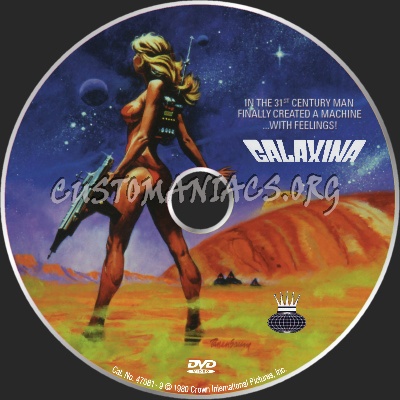 Galaxina dvd label