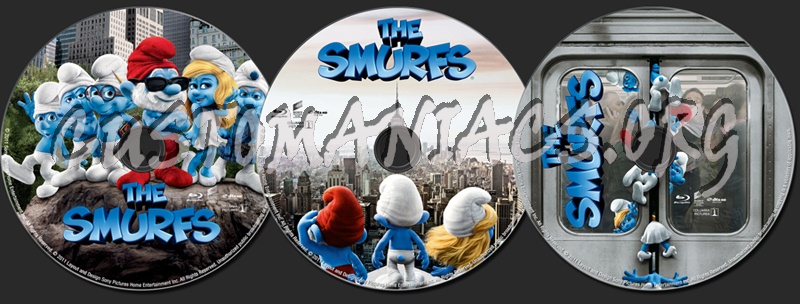 The Smurfs blu-ray label