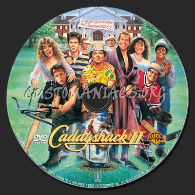 Caddyshack 2 dvd label