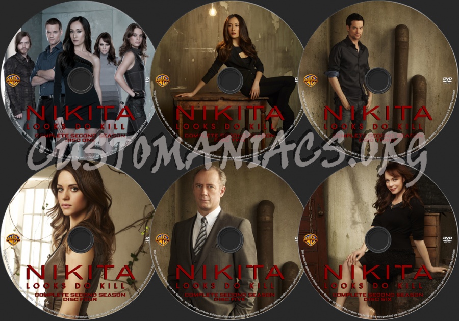 Nikita Season 2 dvd label