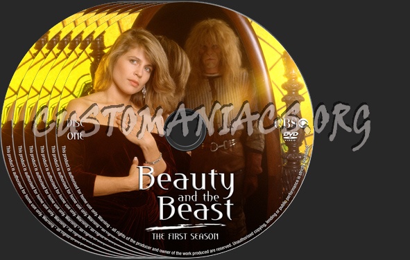 Beauty and the Beast Season 1 dvd label