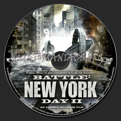 Battle New York Day 2 dvd label