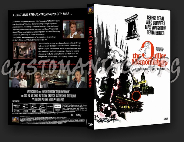 The Quiller Memorandum dvd cover