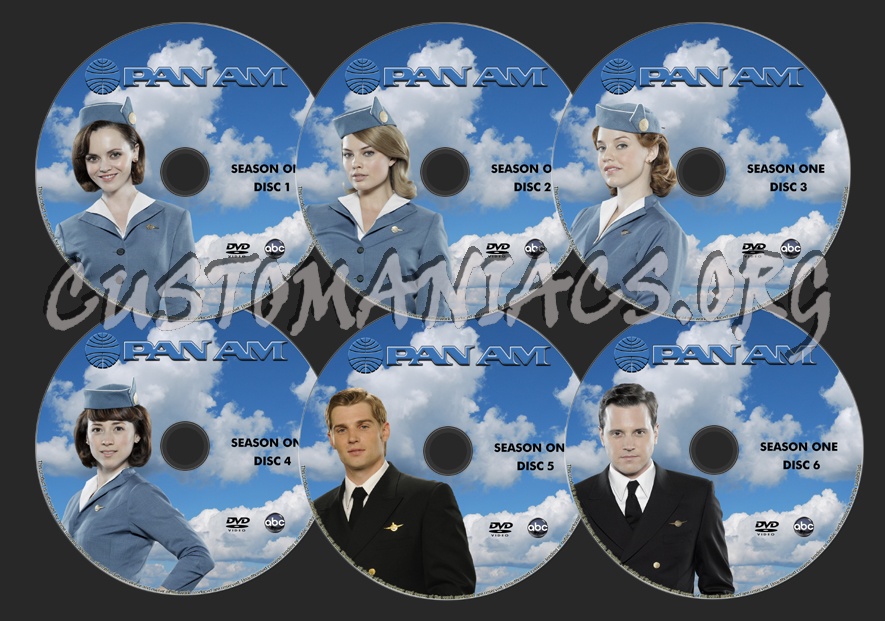 Pan Am dvd label