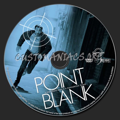 Point Blank dvd label