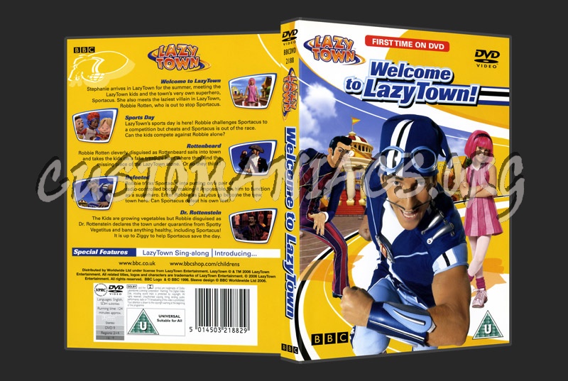 Lazy Town - Welcome to Lazy Town dvd cover