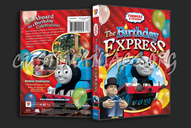 Thomas & Friends: The Birthday Express dvd cover