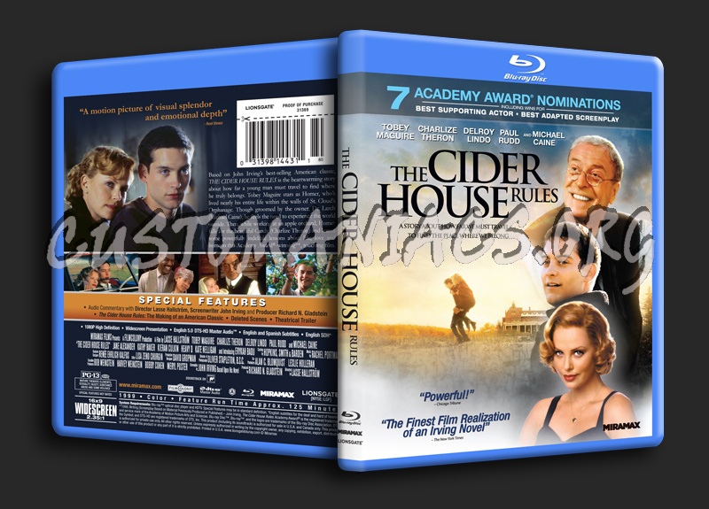 The Cider House Rules blu-ray cover