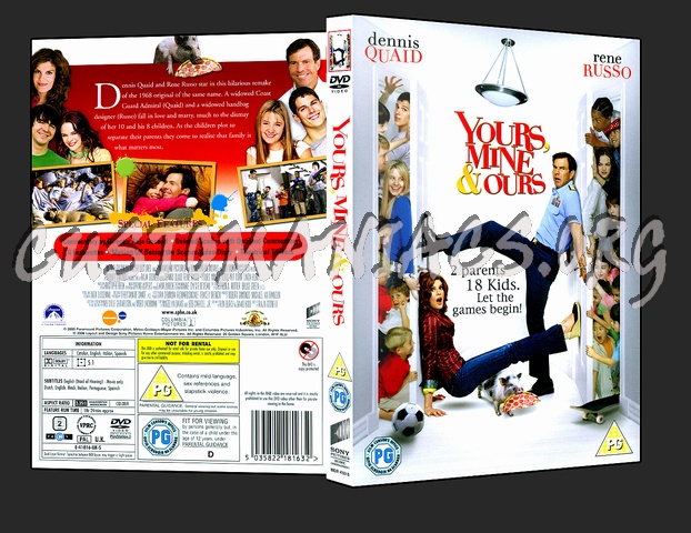 Yours Mine And Ours dvd cover