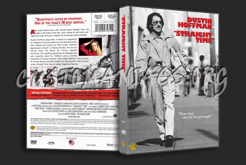 Straight Time dvd cover